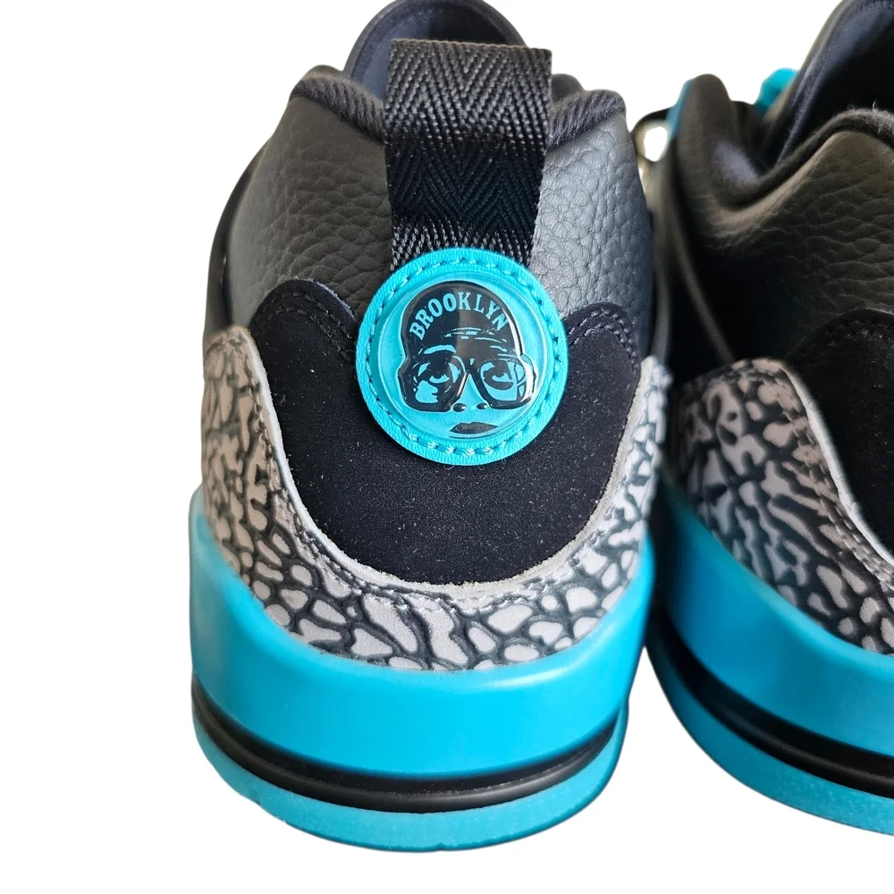 Jordan Spizike Low (Men's Size 11 US)Black/Wolf Grey/Gamma Blue
